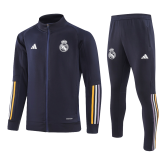 2023-2024 Real Madrid Navy Football Training Set (Jacket + Pants) Children's