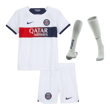 2023-2024 PSG Away Football Set (Shirt + Short + Socks) Children's
