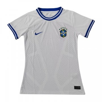 2022 Brazil White Football Shirt Women's #Special Edition