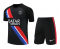 2023-2024 PSG Black Football Training Set (Shirt + Short) Men's