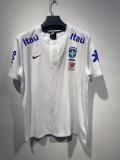 2022 Brazil White II Football Polo Shirt Men's