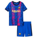 2021-2022 Barcelona Third Football Shirt (Shirt + Shorts) Children's