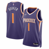 Male Phoenix Suns Icon Edition Jersey 2022-2023 Purple Devin Booker #1