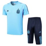 2023-2024 Argentina Blue Football Training Set (Shirt + Short) Men's