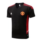 2022-2023 Manchester United Black Short Football Training Shirt Men's