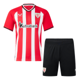 2023-2024 Athletic Club de Bilbao Home Football Set (Shirt + Short) Children's