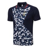 2021-2022 Italy Navy Football Polo Shirt Men's