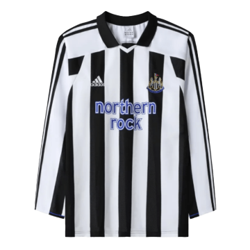 2003/2004 Newcastle Home Football Shirt Men's #Retro Long Sleeve