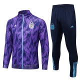 2023 Argentina Purple Football Training Set (Jacket + Pants) Men's