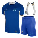 2023-2024 Chelsea Home Football Whole Set(Shirt + Shorts + Socks) Men's