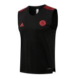 2021-2022 Bayern Munich Black Football Singlet Shirt Men's