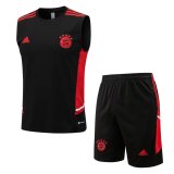 2022-2023 Bayern Munich Black Football Set (Singlet + Short) Men's