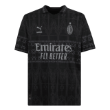 2023-2024 AC Milan X Pleasures Fourth Away Football Shirt Men's