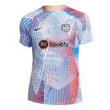 2021-2022 Barcelona White 3D Football Training Jersey Men's