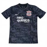 2022-2023 Corinthians Black Patterns Short Football Training Shirt Men's