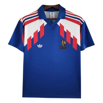 1988/90 France Away Retro Football Shirt Men's