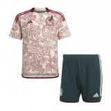 2022 Mexico Away Football Set (Shirt + Short) Children's