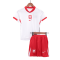 2024 Poland Home EURO Football Set (Shirt + Short) Children's