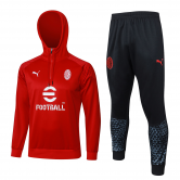 2023-2024 AC Milan Red Football Training Set Men's #Hoodie