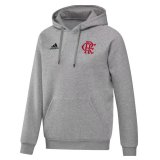 2022-2023 Flamengo Pullover Hoodie Light Grey Football Sweatshirt Men's