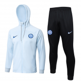 2023-2024 Inter Milan Light Blue Football Training Set (Jacket + Pants) Men's #Hoodie