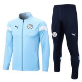 2022-2023 Manchester City Sky Blue Football Training Set (Jacket + Pants) Men's