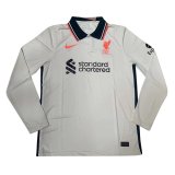 2021-2022 Liverpool Away Long Sleeve Football Shirt Men's
