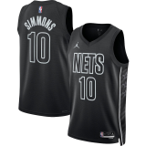 Male Brooklyn Nets Jersey 2022-2023 Black Ben Simmons #10