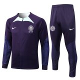 2022-2023 Inter Milan Purple Football Training Set (Jacket + Pants) Men's