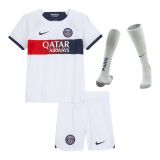 2023-2024 PSG Away Football Set (Shirt + Short + Socks) Children's