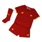2021-2022 AS Roma Home Children's Football Shirt (Shirt+Short+Socks)