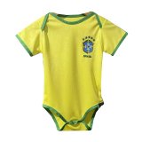 2022 Brazil Home Football Shirt Baby's