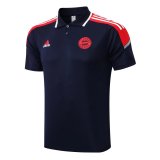 2021-2022 Bayern Munich Royal Football Polo Shirt Men's