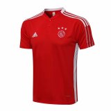 2021-2022 Ajax Red Football Polo Shirt Men's