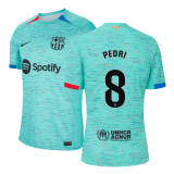 2023-2024 Barcelona Third Away Football Shirt Men's #PEDRI #8