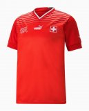 Men's 2022 Switzerland Football Shirt Home