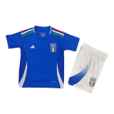 2024 Italy Home EURO Football Set (Shirt + Short) Children's