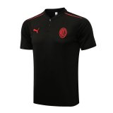 2021-2022 AC Milan Black II Football Polo Shirt Men's