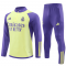 2023-2024 Real Madrid Yellow - Purple Football Training Set Men's