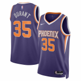 Male Phoenix Suns Icon Edition Jersey 2022-2023 Purple Kevin Durant #35
