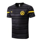 2022-2023 Borussia Dortmund Black Short Football Training Shirt Men's