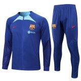 2022-2023 Barcelona Blue II Football Training Set (Jacket + Pants) Men's