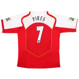 2004/2005 Arsenal Home Football Shirt Men's #Retro Pires #7
