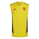 2022-2023 Flamengo Yellow Football Singlet Shirt Men's