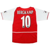 2002/2004 Arsenal Home Football Shirt Men's #Retro Bergkamp #10