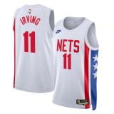 Male Brooklyn Nets Classic Edition Jersey 2022-2023 White Kyrie Irving #11