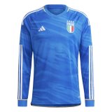 2023 Italy Home Football Shirt Men's #Long Sleeve