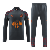 2023-2024 Manchester City Gray Football Training Set (Sweatshirt + Pants) Men's
