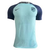 2022-2023 Atletico Madrid Pre-Match Light Blue Short Football Training Shirt Men's #Match