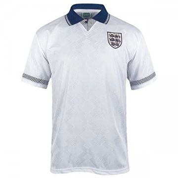 1990 England Home Football Shirt Men's #Retro